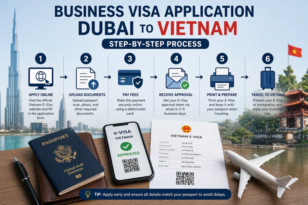  A traveler at Dubai airport with passport and phone ready