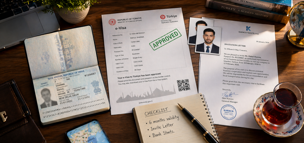 business visa application dubai to Turkey 2026