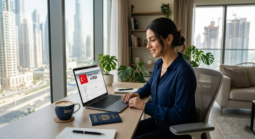 tourist visa application Dubai to Turkey IN 2026
