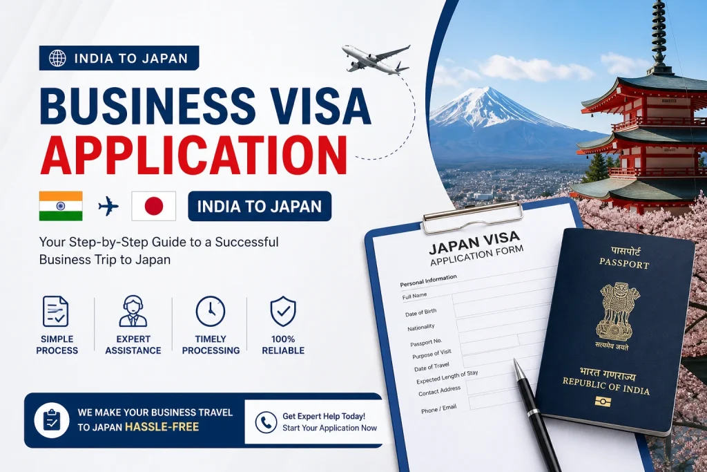 business visa application India to Japan