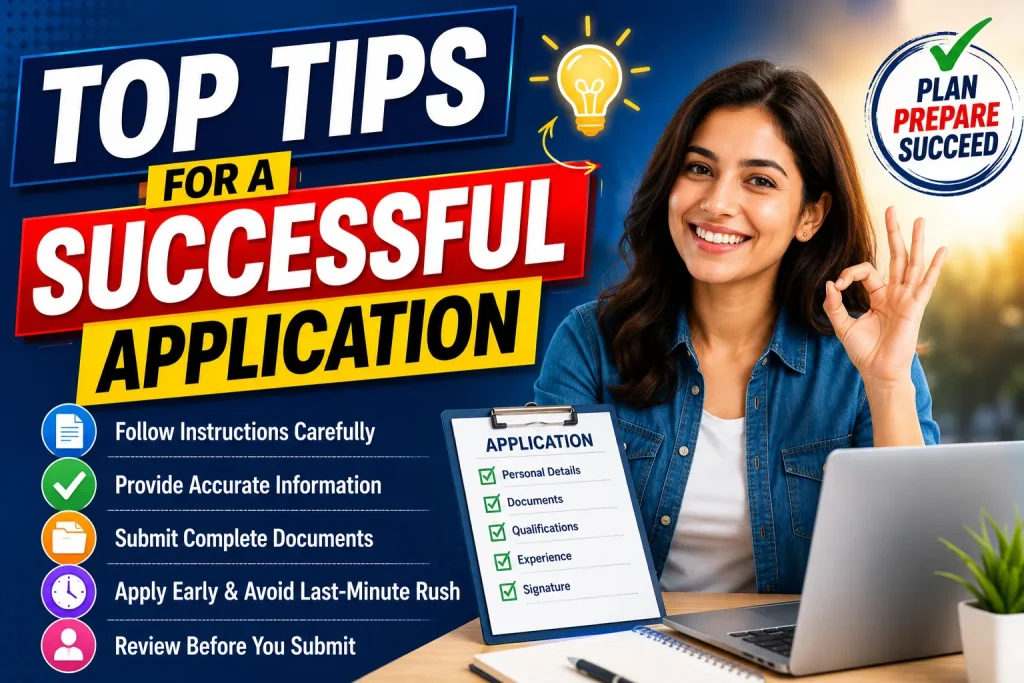 Top Tips for a Successful Application